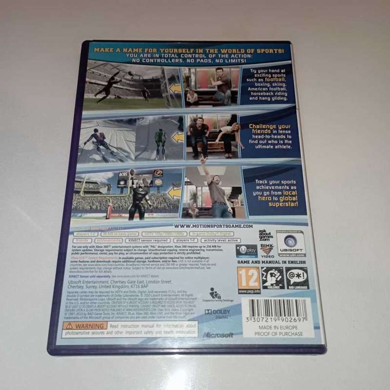MotionSports: Play for Real [Xbox360]  **CIB**